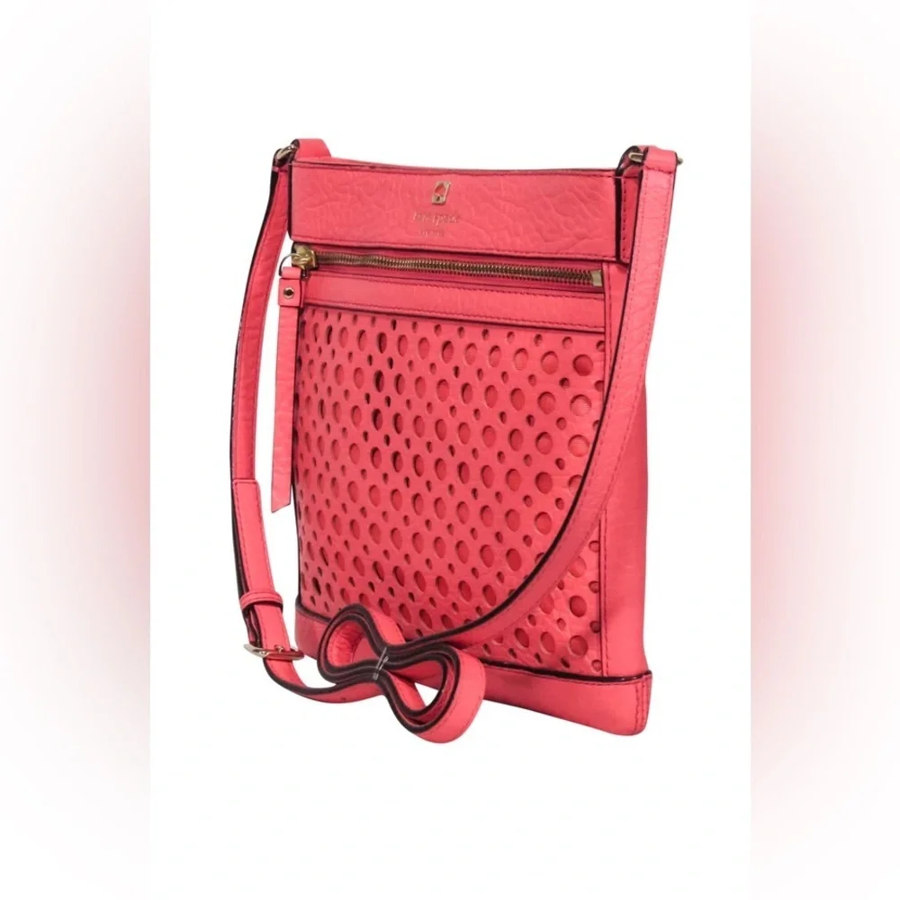 Kate Spade Perri Lane Bubbles Reidy Crossbody- Peony